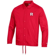 Rutgers Scarlet Knights NCAA Men's Champion Classic Red Classic Coaches Jacket