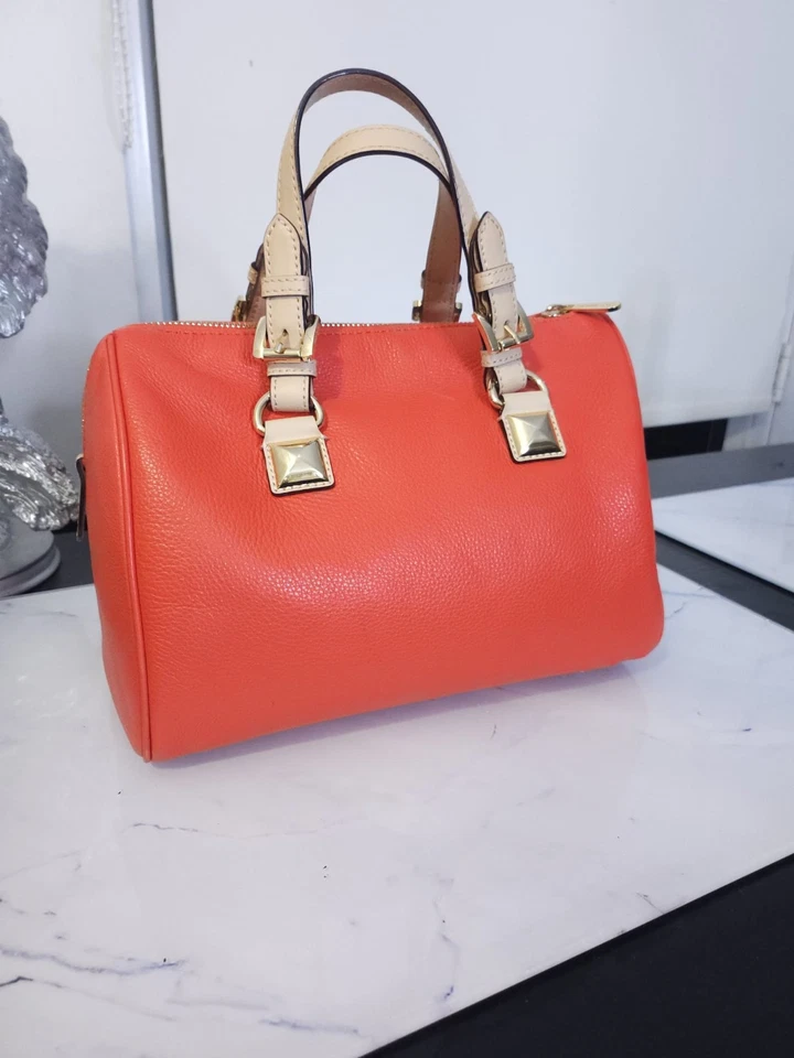 Michael Kors Bag Grayson Barrel Handbag womens orange - Image 3 of 4
