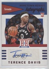 2019-20 Panini Chronicles Hometown Heroes Rookie Red Terence Davis Auto 0g13