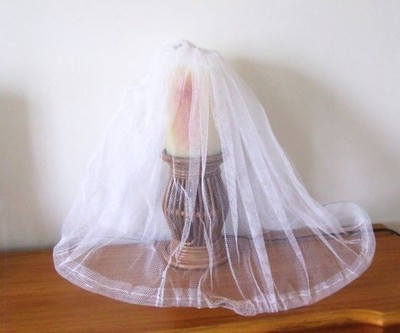 Doll Slip in White Netting for Large Doll