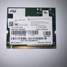 Dell 0K3444 Intel WM3A2200BG Laptop Network Card