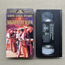 The Magnificent Seven 7 VHS 1960 Classical Western Yul Brynner Steve McQueen