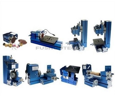 Multipurpose Lathe Drilling Milling Kit Metal Mini Machine 8 In 3 Power Tool ga 
