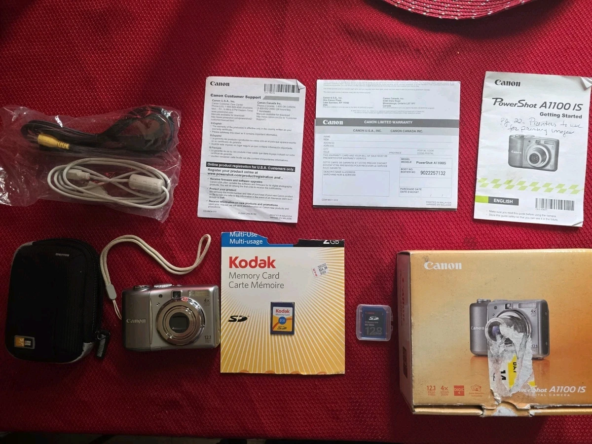 Canon PowerShot A1100 IS Digital Cameras for Sale | Shop New