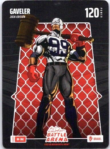 2026 Bo Jackson Battle Arena Gaveler Brawl Battlefoil Aaron Judge NY Yankees