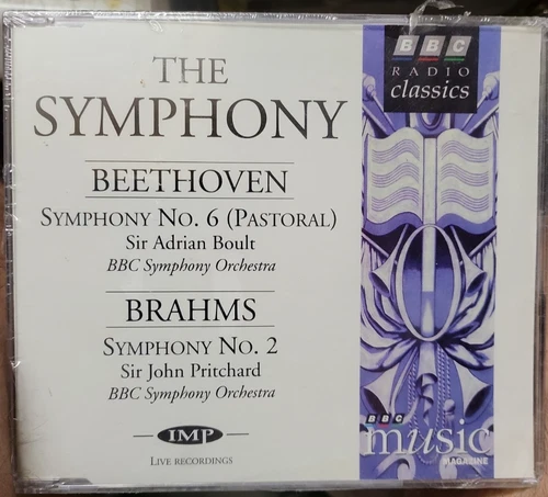 Beethoven Symphony 6 Brahms Symphony 2 (BBC Symphony Orchestra, 1995) SEALED CD