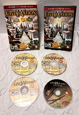 Sid Meier's Civilization IV (Civ 4) PC Video Game Missing Tree Chart