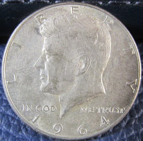 1964 D Kennedy Half Dollar 90% Silver - Lot Of 1 Very Good Condition b