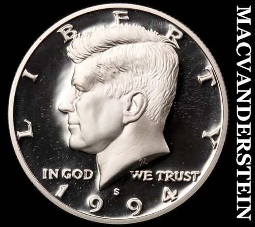 1994-S Kennedy Half Dollar- Silver- Choice Gem Proof Luster No Reserve #i9448