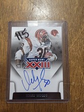 2015 Panini Spectra Super Bowl Signatures Ickey Woods #SBXXIII-IW Auto 0uj6