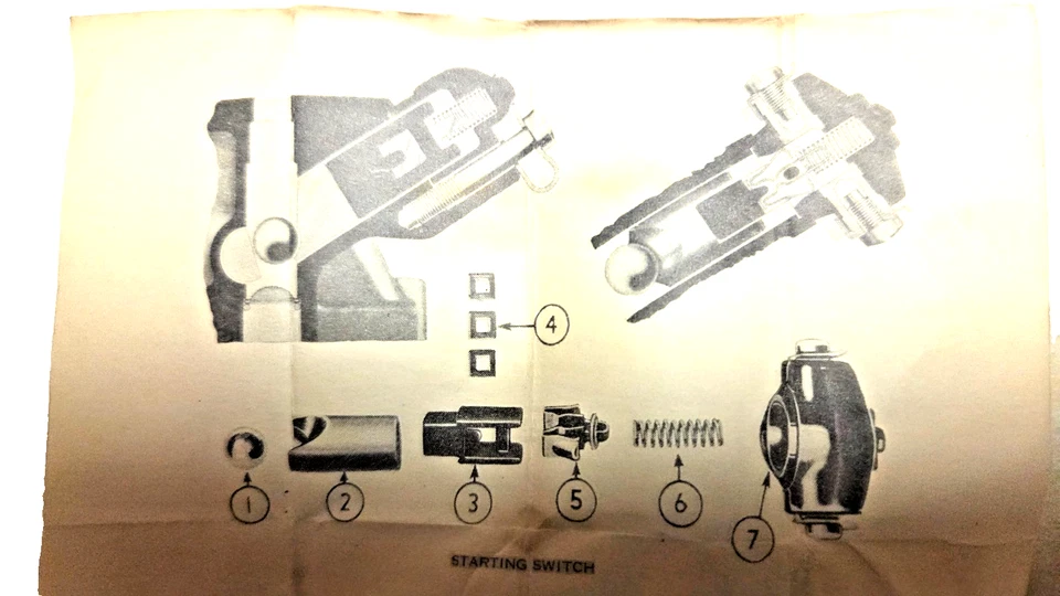Buick 1939-1955 con carburador Carter: interruptor de arranque de vacío #1332620 piezas Foto 3 de 3