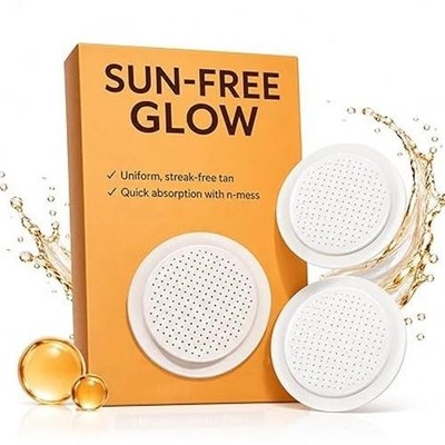 Sun-Free Glow Patches, PurevLab Self-Tanning Patch   Natural Bronze 10 Tablets