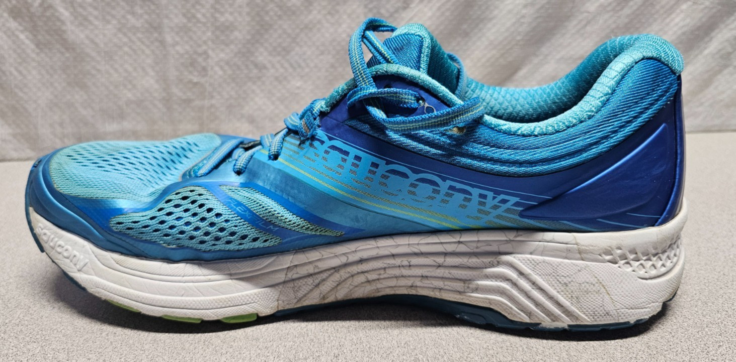 Saucony Guide 10 Everun Womens Running Shoes Size 11.5 Blue Aqua Silver S10350-1 thumbnail 9