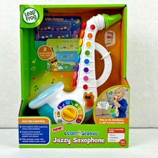 LeapFrog Learn & Groove Jazzy Saxophone with Accessories, Baby and Toddler Toys