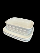 Vintage Midwest Express Airlines First Class Snack Trays & Dinner Plates