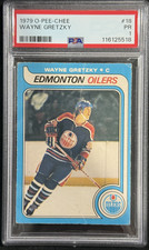 1979-80 O-Pee-Chee Wayne Gretzky #18 RC Rookie PSA 1 Oilers HOF