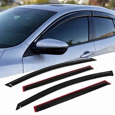 Window Visor Rain Guard 4pcs For Mercedes-benz Glk300 Glk350 2010-2016 Tape-on