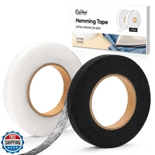 Corebes 2 Rolls Iron on Hemming Tape for Pants, 1/2 INCH x 30 Yards, No Sewin