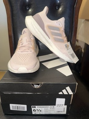 Adidas Pureboost 23 Women's Running Shoes - Light Pink/Mauve (Model IF1533) 6.5W