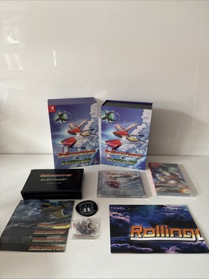 ROLLING GUNNER + OVERPOWER Collector's Edition Strictly Limited Games SWITCH NEU