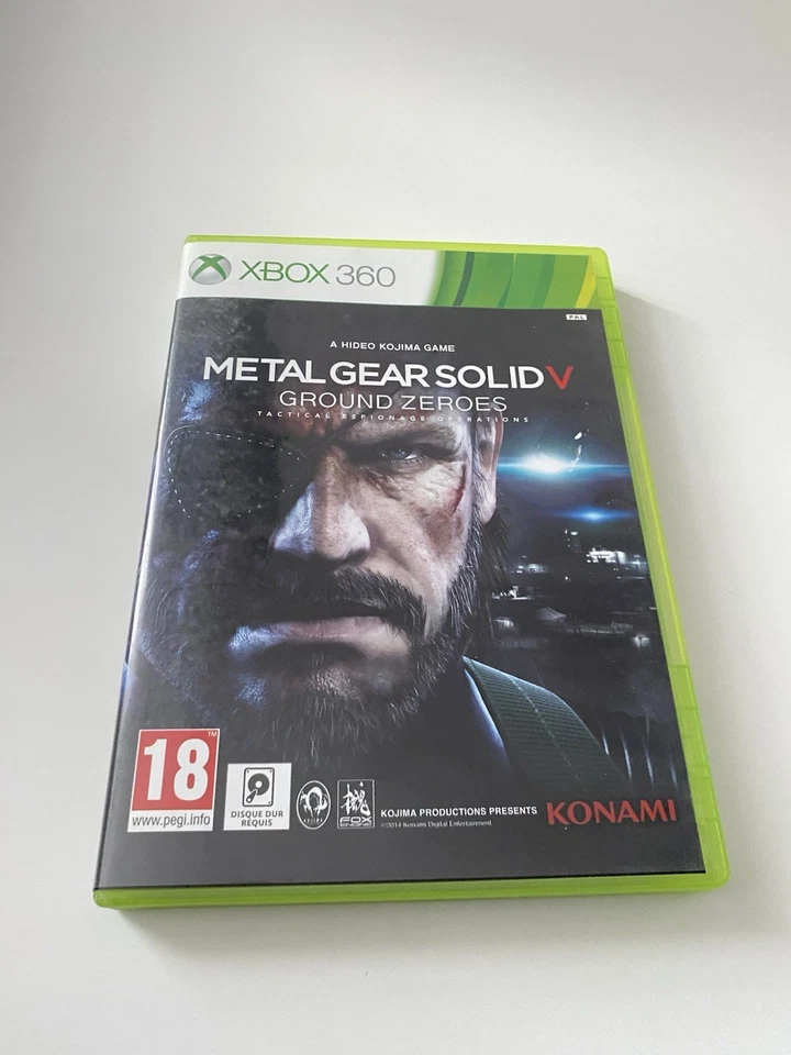 METAL GEAR SOLID V - 5 - Ground Zeroes Microsoft Xbox 360 Complet PAL FRA TBE ++, photo 1 sur 3