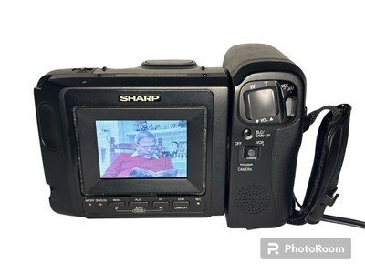Sharp 8 Viewcam VL-E34 Hi-Fi Monaural VHS-C Video Camera w/ Bag