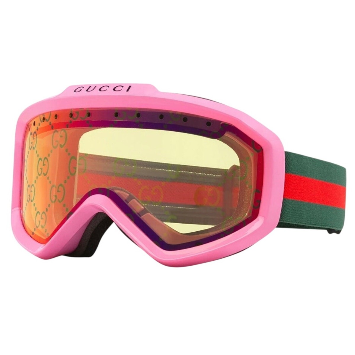 GUCCI SKI/ SNOWBOARDING GOGGLES NWT PINK/ ORANGE | eBay