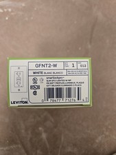 Leviton GFNT2-W White Smartlockpro Slim GFCI Lighted 20A 125V Receptacle
