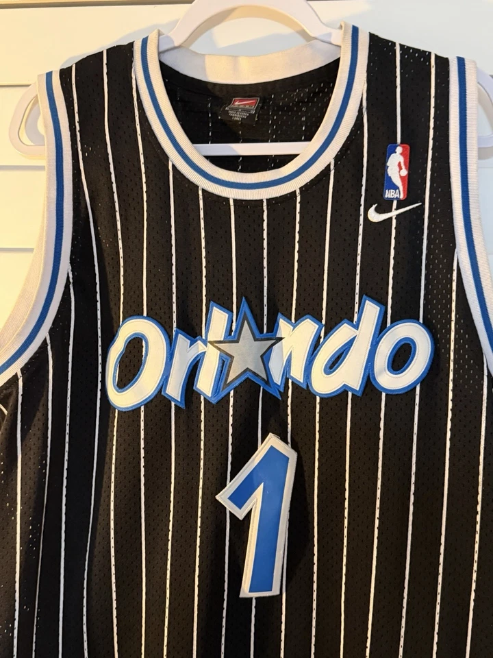 Camiseta Penny Hardaway Orlando Magic NBA Talla L +2 (Nike #1, Negra) Foto 3 de 4