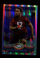 2013 Topps Chrome Refractor #145 Sylvester Williams Denver Broncos RC