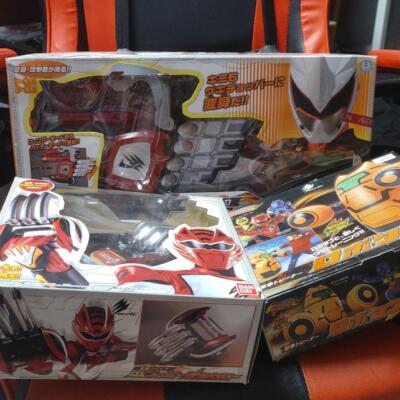 Power Rangers Jungle Fury Gekiranger Megazord Morpher 3p set BANDAI Japan w/BOX