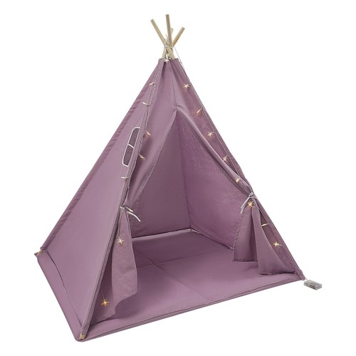 Tienda de juegos interior para niños con luz para 1-3 niños tienda rosa para niños - Imagen 15 de 18