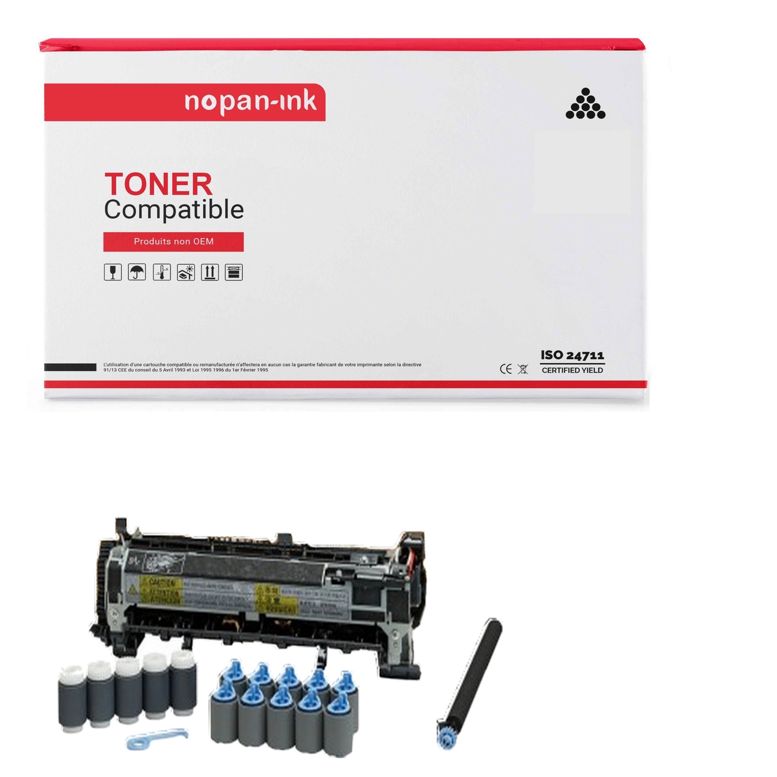 Kit de maintenance CE2791U compatible HP LaserJet M604 et M605 rouleau de transfert noir