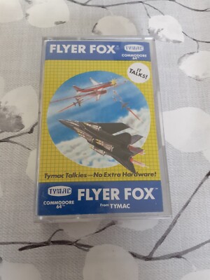 Commodore 64 Spiel (Tape) - Flyer Fox - 1984 - funktionstüchtig! Selten!