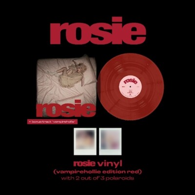 rose BLACKPINK rosie レコード LP red vinyl Rose ROSÉ First Studio Album rosie vinyl vampirehollie edition red