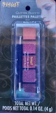 Spirit Halloween red glitter well eye cream eyeshadow palette BN