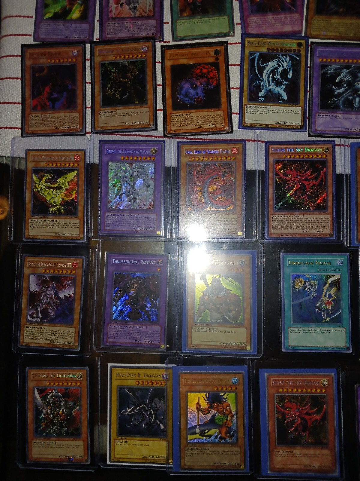 LARGE CLASSIC YUGIOH CARD LOT, Ultimates, GBA Slifer Secret, Promos