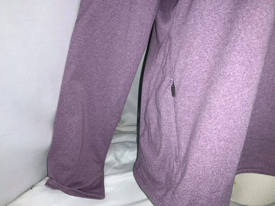 Пуловер Merrell XL женский светло-фиолетовый полиэластичный 1⁄4 на молнии новый YGI G0-132 - Изображение 4 из 4