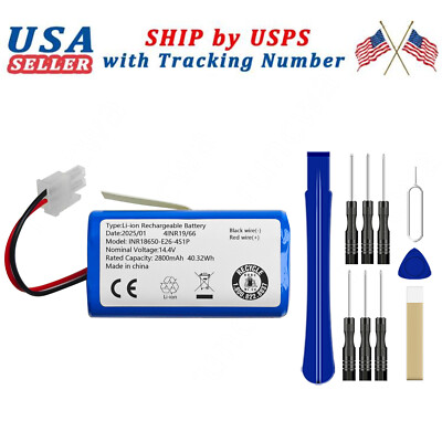 Battery INR18650-E26-4S1P For ILIFE A4 A4S A6 V7 V7S A9 A10 Robot Vacuum Cleaner