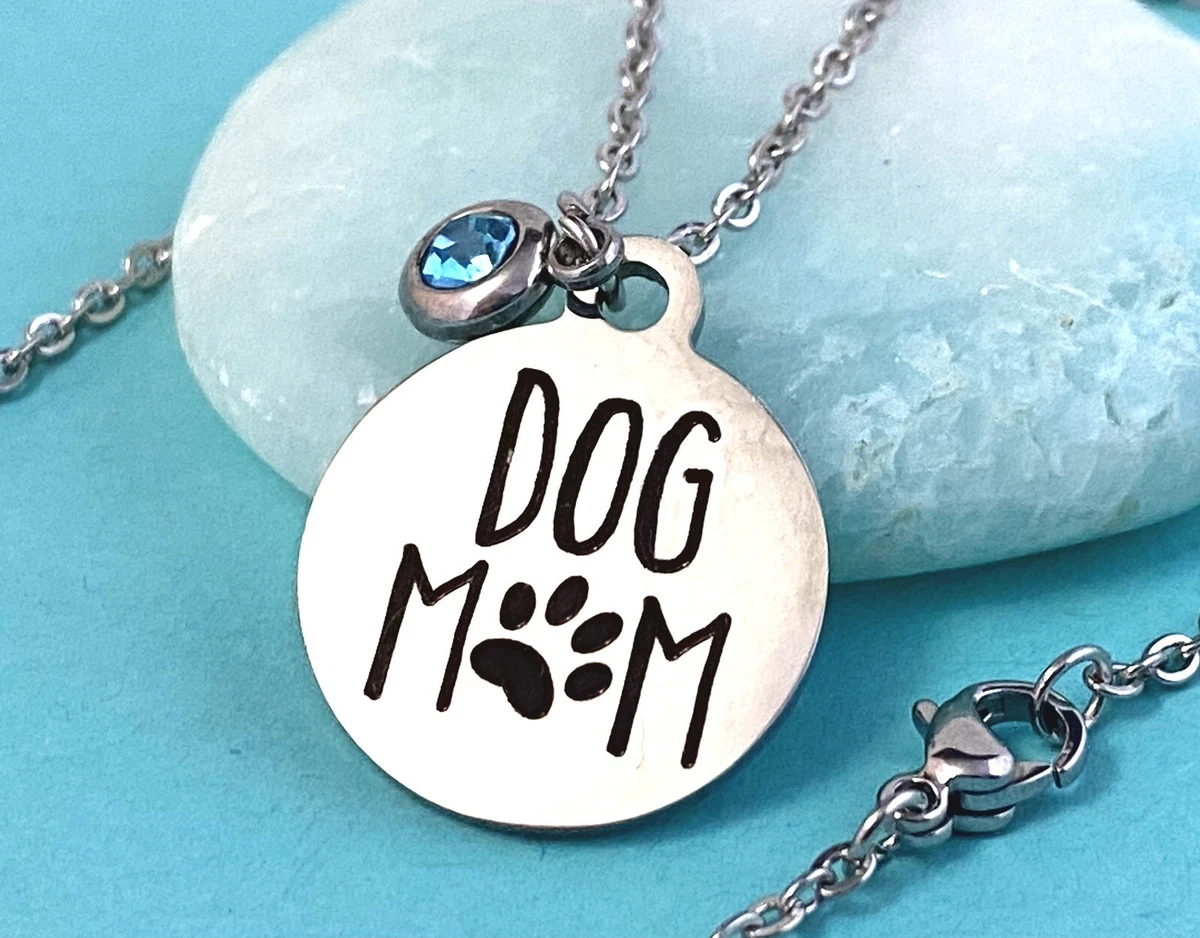 Dog birthstone deals necklace