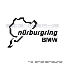 Bmw Nurburgring Decal Sticker Logo M Power M3 M5 Z4 M2 M4 X5m Bmw Pair