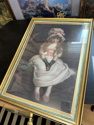 Antique John Everett Millais Cherry Ripe Framed Art Print