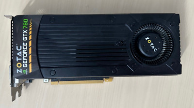 Zotac Nvidia Geforce GTX 760 Grafikkarte 2 Gb DDR5 Gebraucht