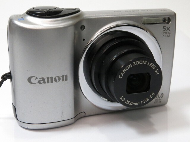 Canon PowerShot A810 HD 16MP Silver Compact Digital Camera