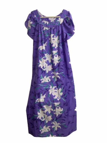 Hilo Hattie The Hawaiian Original Muumuu Dress Pu… - image 1