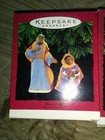 Lot Of 3 Hallmark Keepsake Ornaments Nativity 1995 And 1996 MIB — photo 2