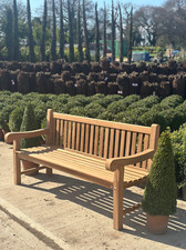 Chunky Salisbury Teak Garden 3-4 Seat Bench – 180cm, 7cm Thick Legs