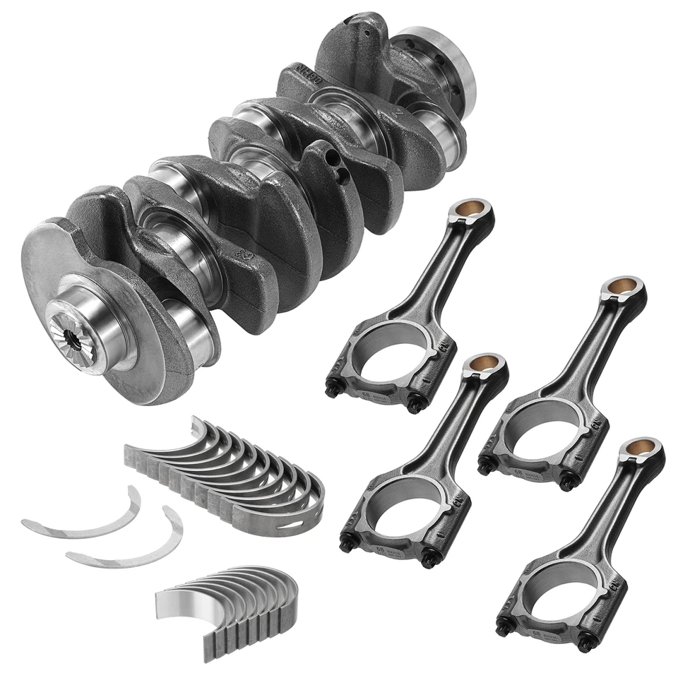 Juego de cigüeñal y cojinetes de motor de 2,0 L para Volkswagen Tiguan 2009-2015 y barras de con Foto 3 de 4