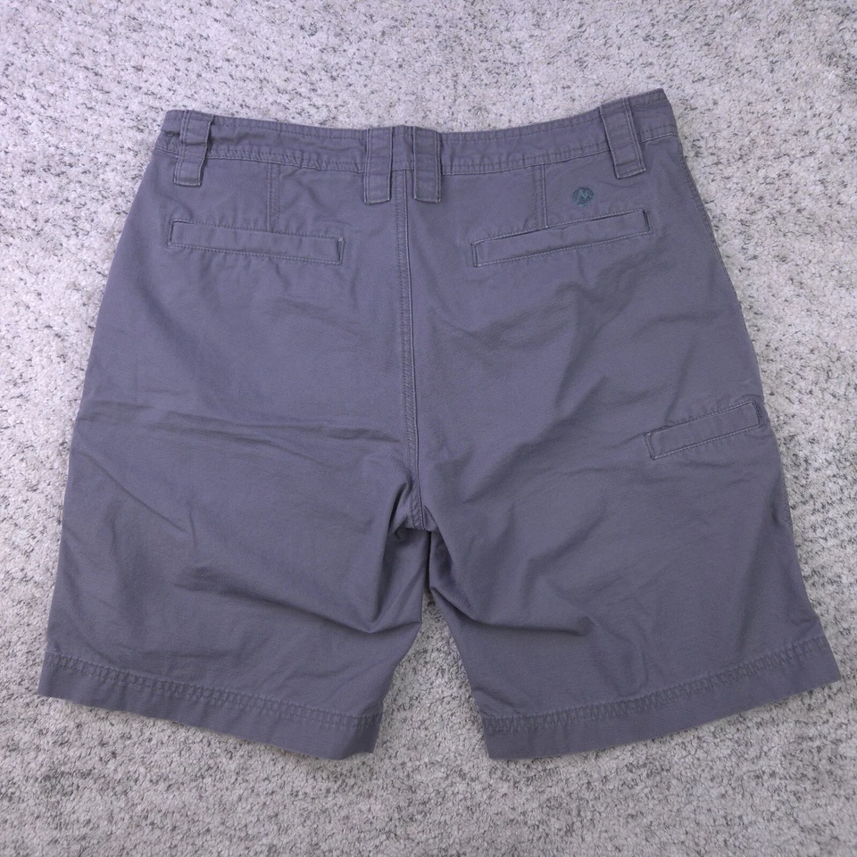 Pantalones Cortos Marmot Para Hombres 32 33 Senderismo Exterior Lona Logo 9.5 Entrepierna Gris Algodón Usado en Excelente Condición Foto 2 de 4