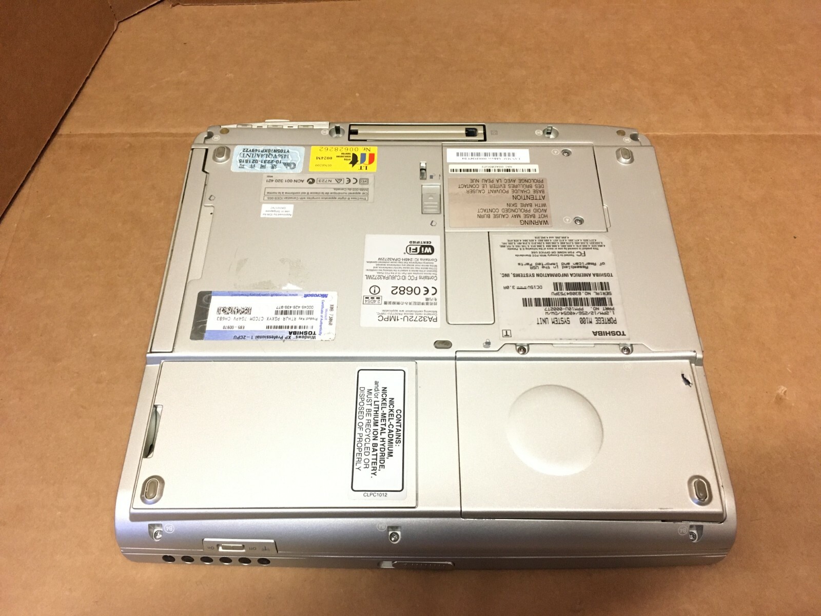 Toshiba Portege M100 PENTIUM M 1.2GHz 256MB RAM 40GB HDD WINDOWS XP WIFI DVD - Picture 3 of 9